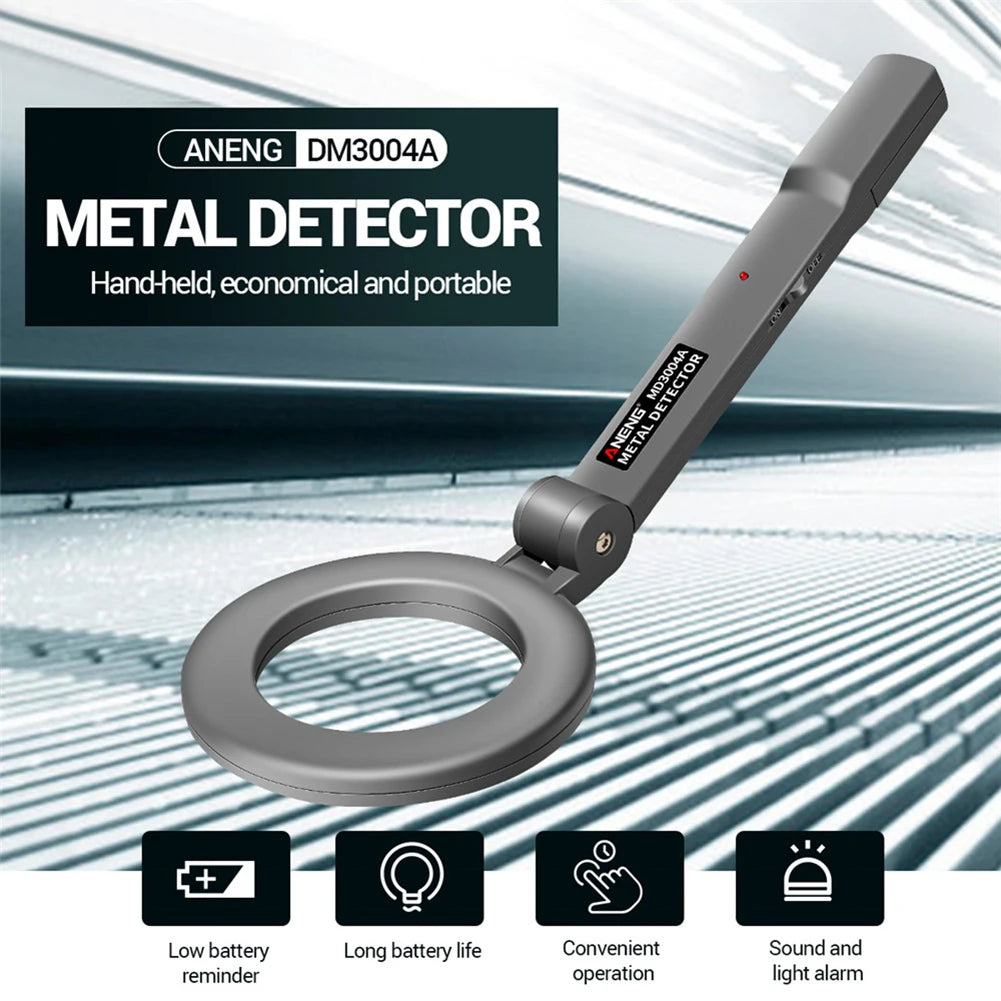 ANENG DM3004A Professional Metal Detector Handheld Pin pointer Alarm High Sensitivity Scanner Security Checker Gold Finder Digger