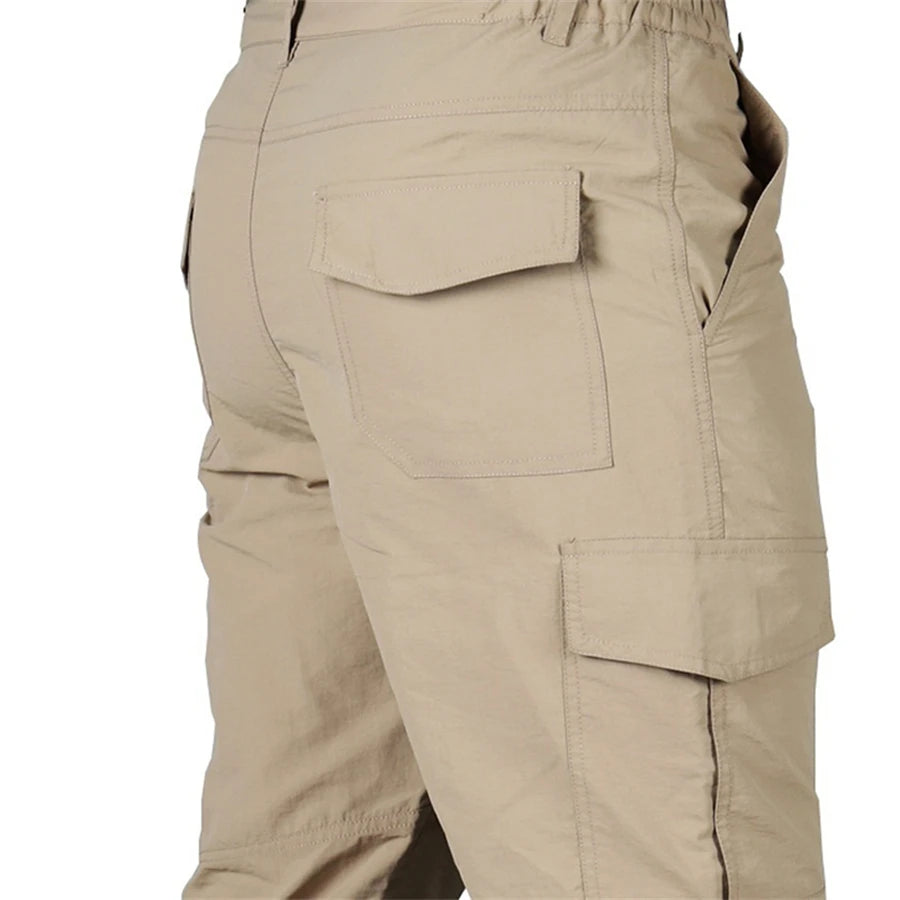 2025 Outdoor Waterproof Tactical Cargo Pants Men Breathable Summer Casual Army Military Long Trousers