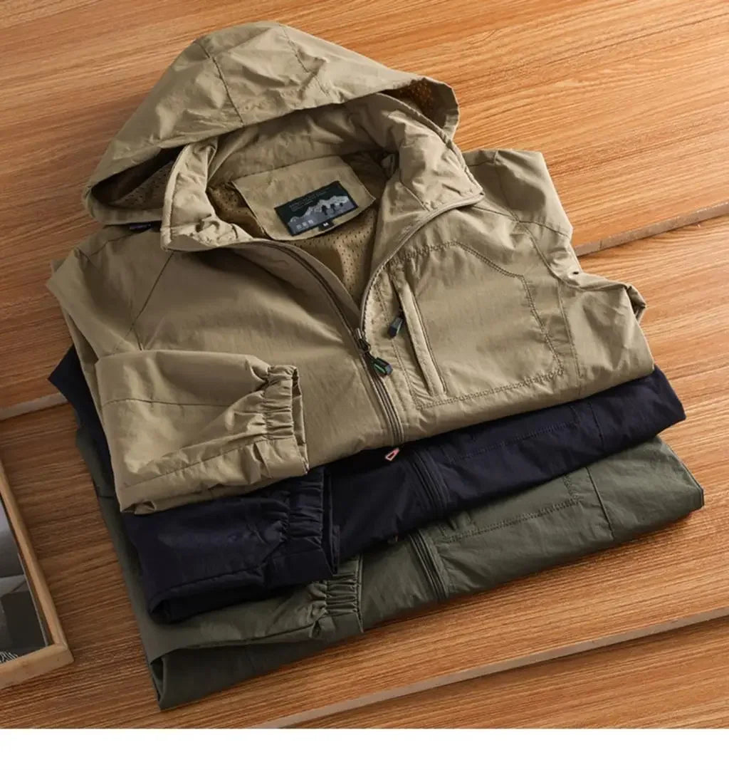 Windbreaker Jackets For Men Motorcycle Military Clothing Waterproof Male 2025