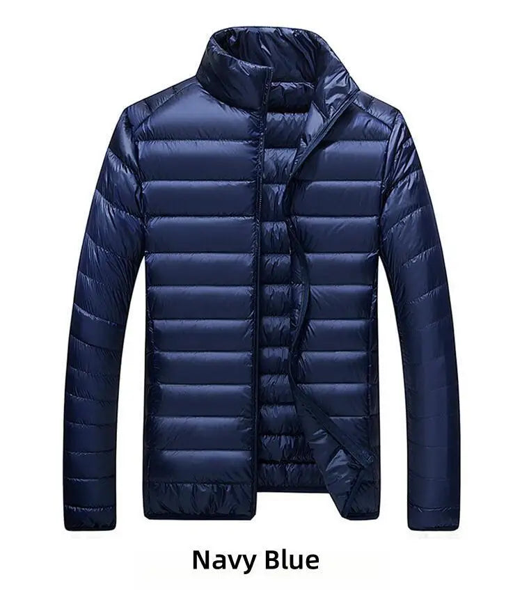 UETEEY Autumn Winter New Ultra Light White Duck Down Jacket Men Waterproof 2025