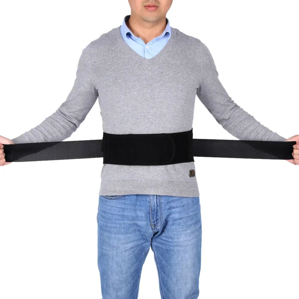 Adjustable Tourmaline Self Heating Magnetic Therapy Back Waist Support Belt