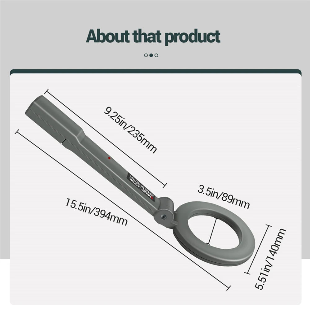 ANENG DM3004A Professional Metal Detector Handheld Pin pointer Alarm High Sensitivity Scanner Security Checker Gold Finder Digger