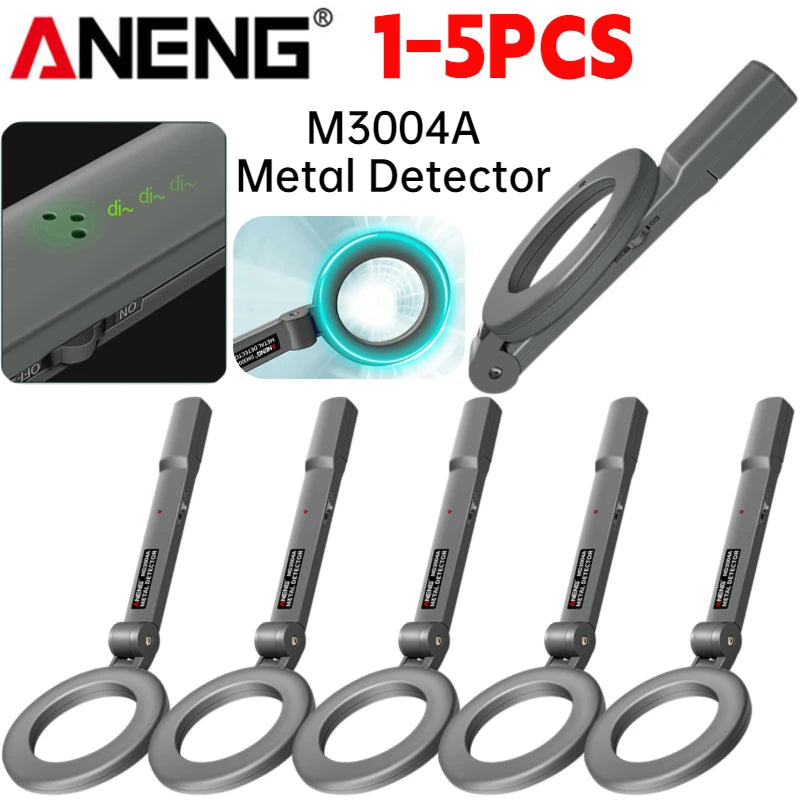 ANENG DM3004A Professional Metal Detector Handheld Pin pointer Alarm High Sensitivity Scanner Security Checker Gold Finder Digger
