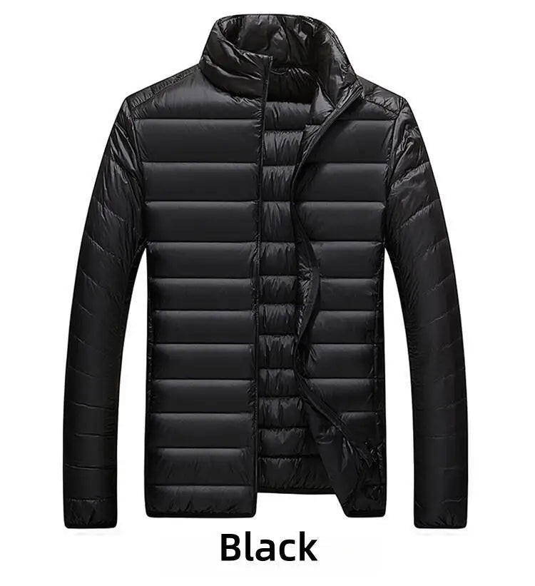 UETEEY Autumn Winter New Ultra Light White Duck Down Jacket Men Waterproof 2025