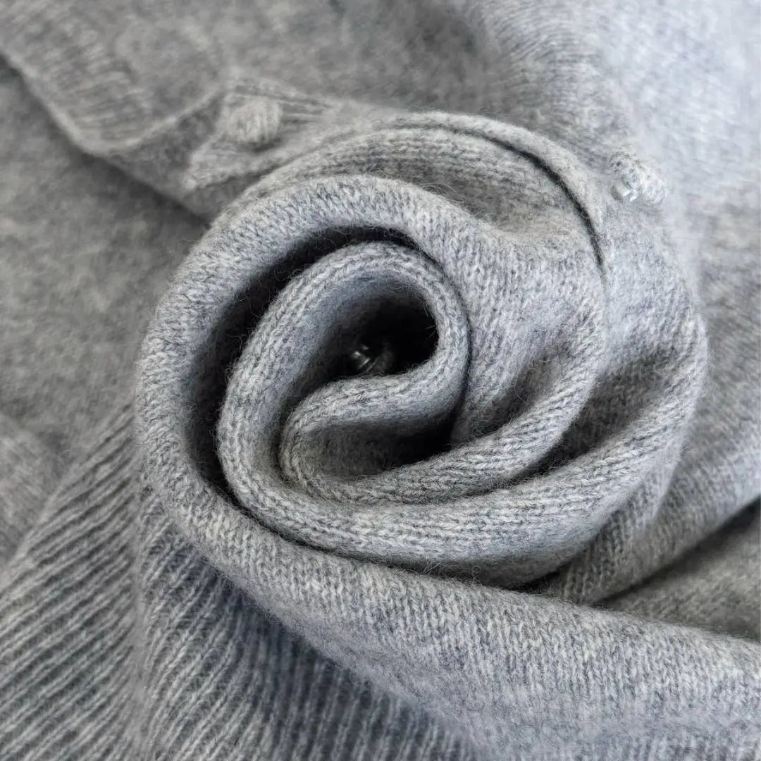 WinvyNee Women 100% Wool Cardigans Sweater Solid Casual Warm Outerwear Knitwear Tops  Autumn Winter Women Clothing B1263018