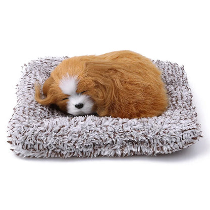 Car Stuffed Toys Lovely Simulation Animal Plush Sleeping Dogs Toy Kids For Car Decor
