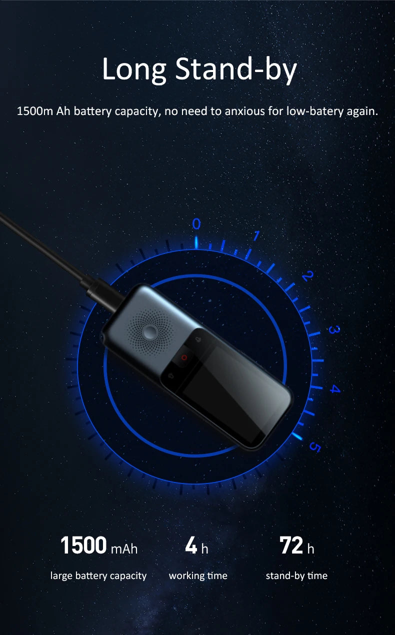 T11 Portable Audio Translator 138 Language Smart Translator Offline In Real Time Smart Voice AI Voice Photo Translator
