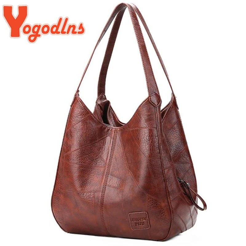 Yogod lns Vintage Women Hand Bag Designers Luxury Handbags  Tote Female