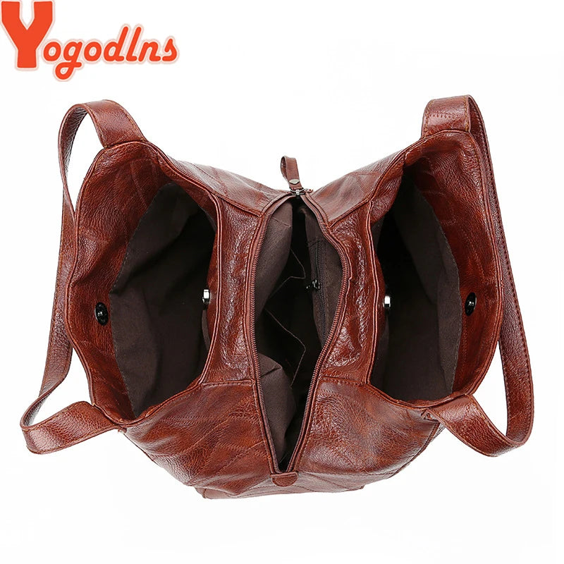 Yogod lns Vintage Women Hand Bag Designers Luxury Handbags  Tote Female