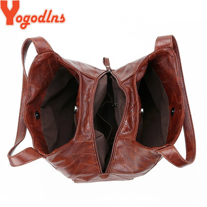 Yogod lns Vintage Women Hand Bag Designers Luxury Handbags  Tote Female