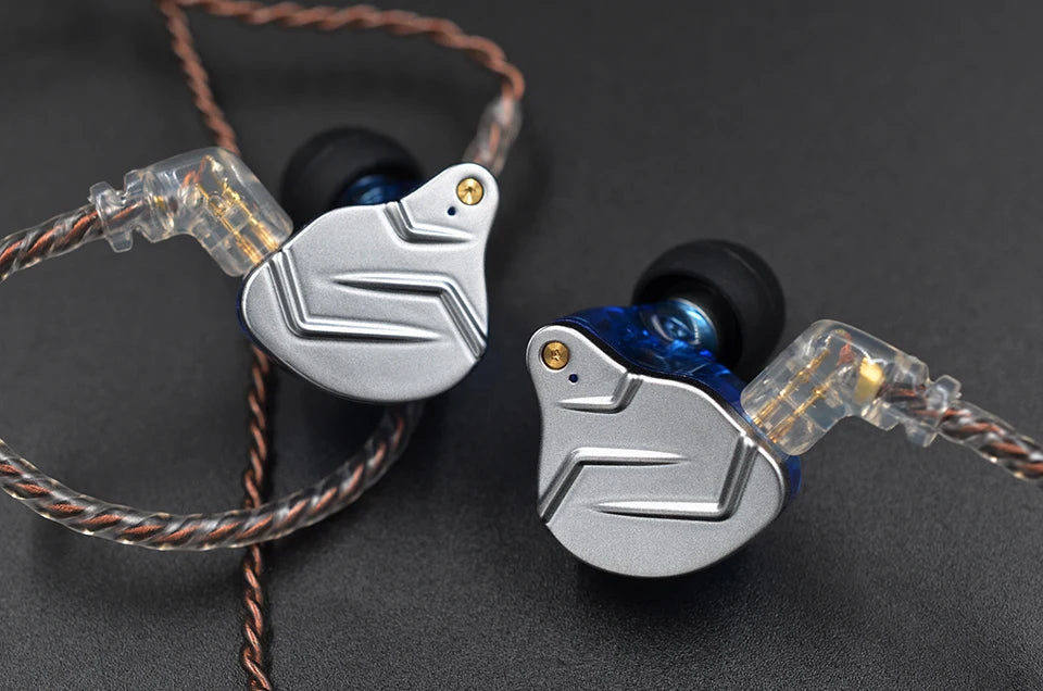 KZ ZSN Pro Metal Earphones 1BA+1DD Hybrid Technology HIFI Bass Earbuds In Ear Monitor Headphones Sport Noise Cancelling Headset