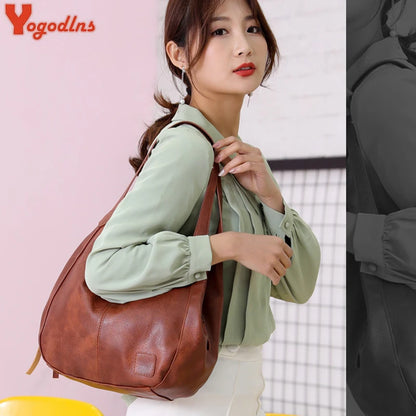 Yogod lns Vintage Women Hand Bag Designers Luxury Handbags  Tote Female
