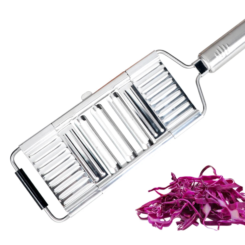 Shredder Cutter Stainless Steel Grater Portable Manual Vegetable Slicer Easy Clean Grater Multi Purpose Home Kitchen Tool