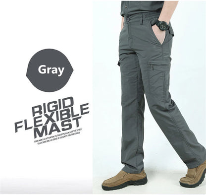 2025 Outdoor Waterproof Tactical Cargo Pants Men Breathable Summer Casual Army Military Long Trousers
