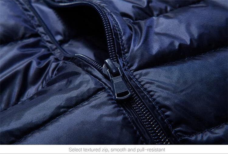 UETEEY Autumn Winter New Ultra Light White Duck Down Jacket Men Waterproof 2025