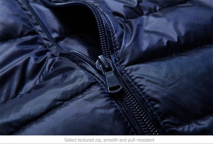 UETEEY Autumn Winter New Ultra Light White Duck Down Jacket Men Waterproof 2025