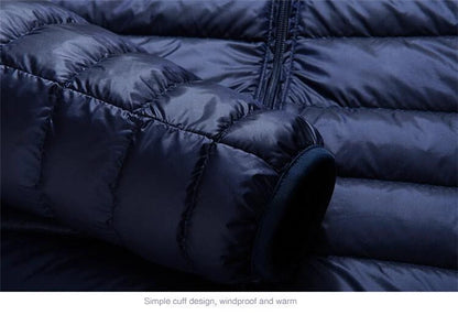 UETEEY Autumn Winter New Ultra Light White Duck Down Jacket Men Waterproof 2025