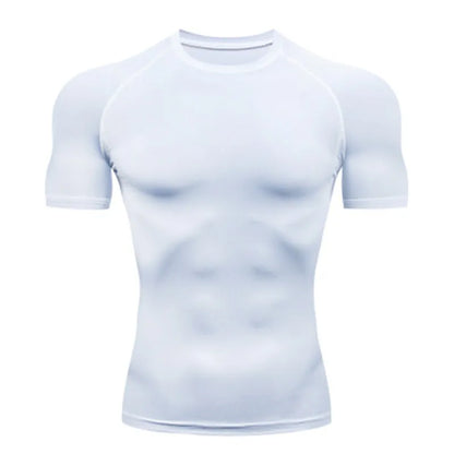 Men's T Shirt Outdoor Training Fitness Gym Jogging Running Sweatshirt 2025