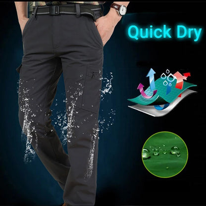 2025 Outdoor Waterproof Tactical Cargo Pants Men Breathable Summer Casual Army Military Long Trousers