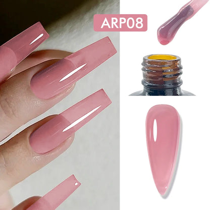 CHUNSHU 6 IN 1 Extension Gel 15ML Builder Nail Gel In A Bottle Semi Permanent Rubber Base Coat Self-leveling UV Construction Gel