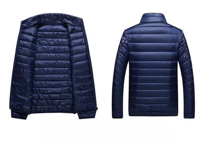 UETEEY Autumn Winter New Ultra Light White Duck Down Jacket Men Waterproof 2025