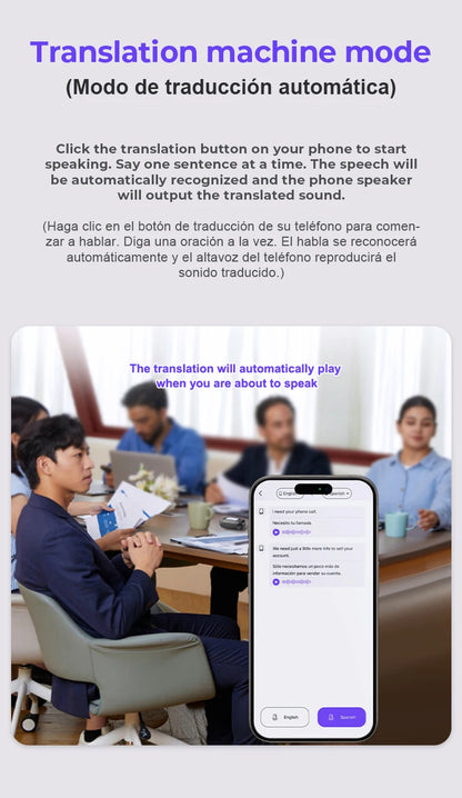 AI Earphone Translator Erazer XP6 Bluetooth Earphones Sleep ASMR Headset DIY Equalizer APP AI Wireless Headphones Office Travel