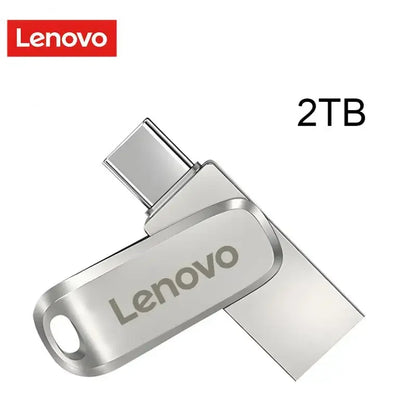 Lenovo USB 3.0 Type C OTG Flash Drive 2TB 1TB Super USB Storage 128GB Flash Drive Keychain Android Phone Flash Drive