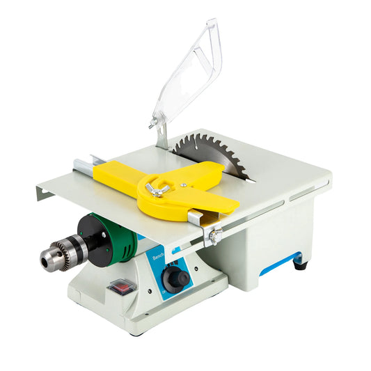 Table Saw 5-in-1 Bench Grinder – 750W Copper Motor, 6" Saw Blades, Adjustable Speed