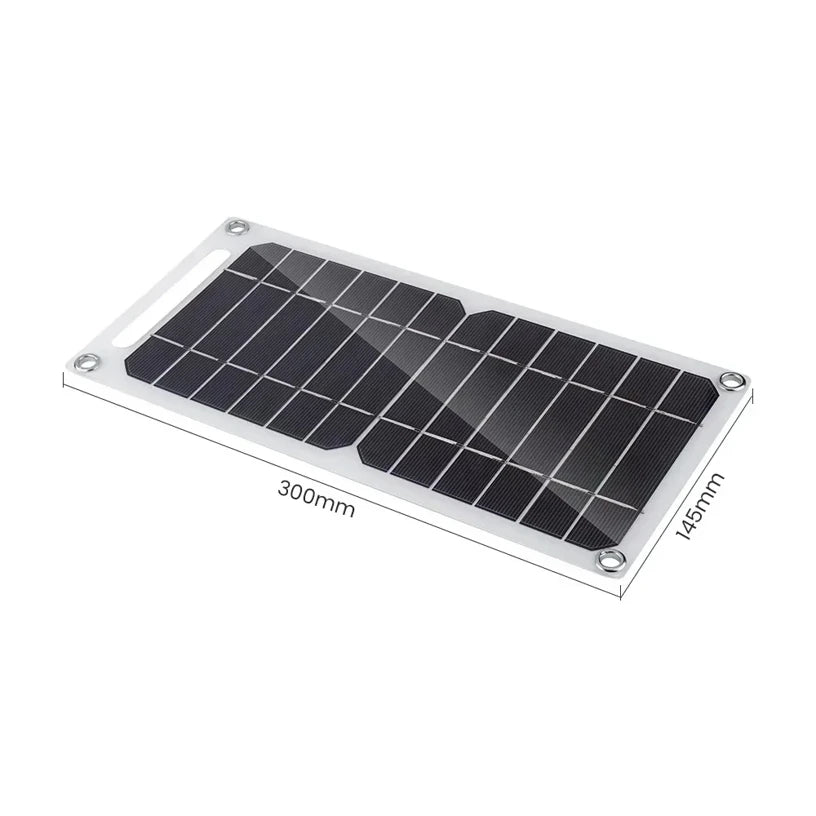 Wholesale Solar Panel 1-14pcs USB Waterproof Outdoor Hiking  Camping Portable Battery Mobile Phone