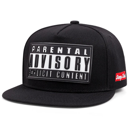 New Men's Fashion Advisory side red labelHip Hop Hat Outdoor Sports Duck Tongue Hat Embroidered  Women's Baseball Sun Hat