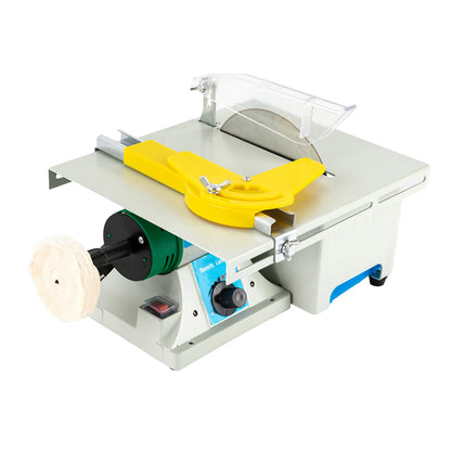 Table Saw 5-in-1 Bench Grinder – 750W Copper Motor, 6" Saw Blades, Adjustable Speed