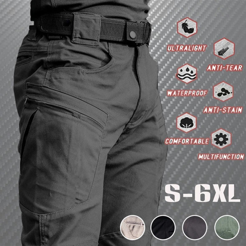2025 Outdoor Waterproof Tactical Cargo Pants Men Breathable Summer Casual Army Military Long Trousers