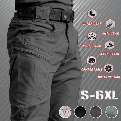 2025 Outdoor Waterproof Tactical Cargo Pants Men Breathable Summer Casual Army Military Long Trousers