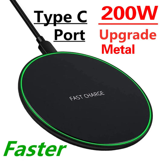 200W Fast  Wireless Charger For Phone  Wireless Charging Pad