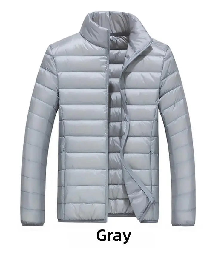 UETEEY Autumn Winter New Ultra Light White Duck Down Jacket Men Waterproof 2025