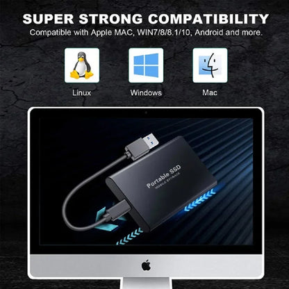 Portable SSD 1TB Original Hard Disk USB3.1 High Speed Hard Drive Type-C Solid Disk 2TB 4TB External ssd for Phone/Loptop/Mac/PC