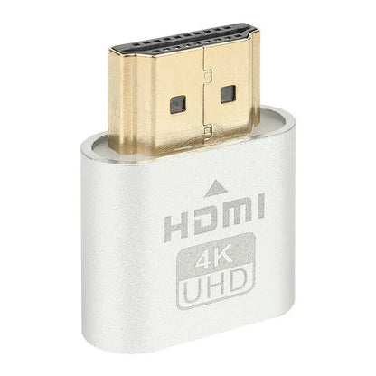 4K HDMI Virtual Display Adapter Streaming Device Virtual Display High-Resolution Wireless Display Adapter Emulator Dummy Plug