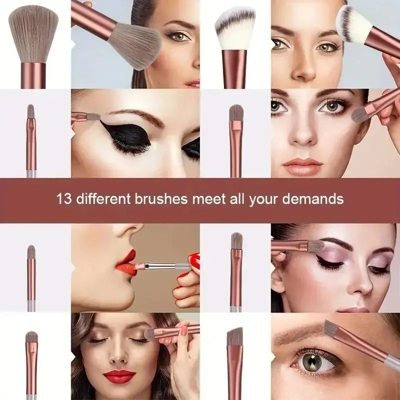 Makeup Brush Set Soft Fluffy Professiona Cosmetic Foundation Powder Eyeshadow Kabuki Blending Make Up Brush Beauty