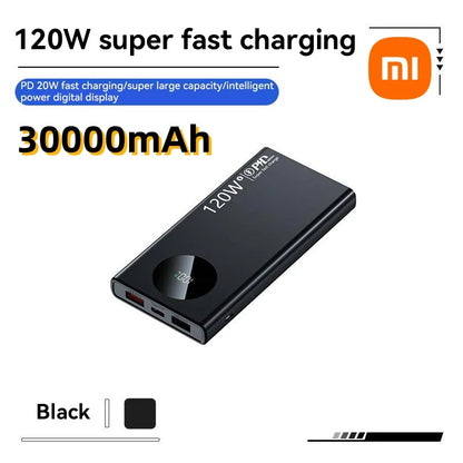 120W 500000mAh High Capacity Power Bank Fast Charging Power bank Portable Battery Charger For Phone  2025