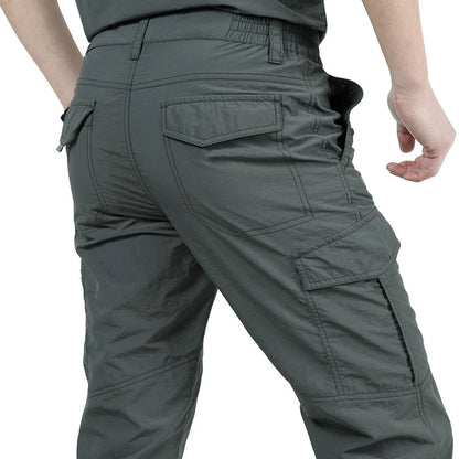 2025 Outdoor Waterproof Tactical Cargo Pants Men Breathable Summer Casual Army Military Long Trousers