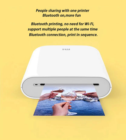 Global Version Original Xiaomi Mini Photo Printer ZINK Inkless Technology Multifuncion AR Video Printing Bluetooth 5.0 Portable