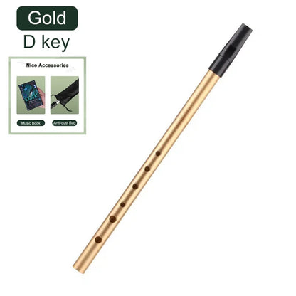 Miwayer Authentic Irish Whistle Flute C/D Key Tin Penny Whistle with 6 Holes Perfect Traditional Irish Music Musical Instrument