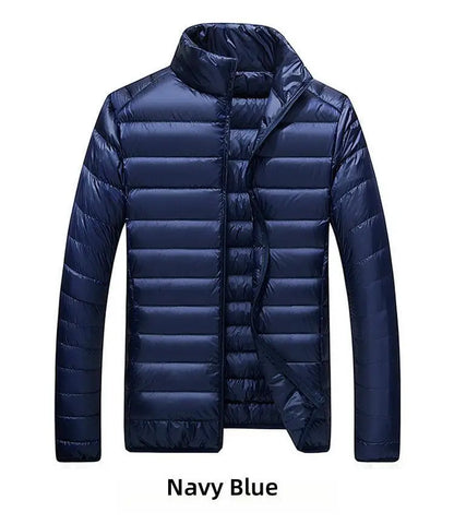 UETEEY Autumn Winter New Ultra Light White Duck Down Jacket Men Waterproof 2025