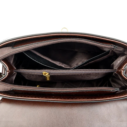 Premium Leather Crossbody Shoulder Bag – Elegant Designer Handbag for Women