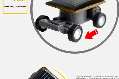 Solar Power Mini Sports Car Smaller Toy Car Educational Gadget Kids Gift Funny Racer