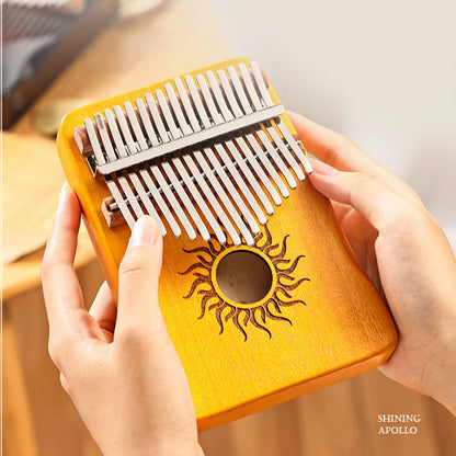 Hluru Kalimba 17 21 Key Kalimba Finger Piano Solid Maple Wood Kalimba Thumb Piano Keyboard