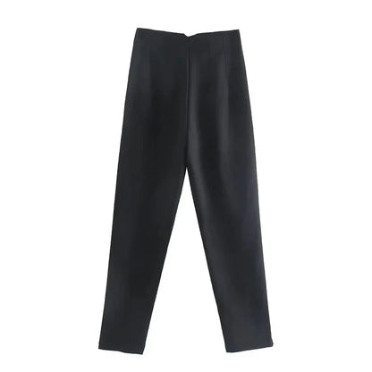 TRAF Fashion Office Wear High waist Pants for Women Formal Pants Office outfits