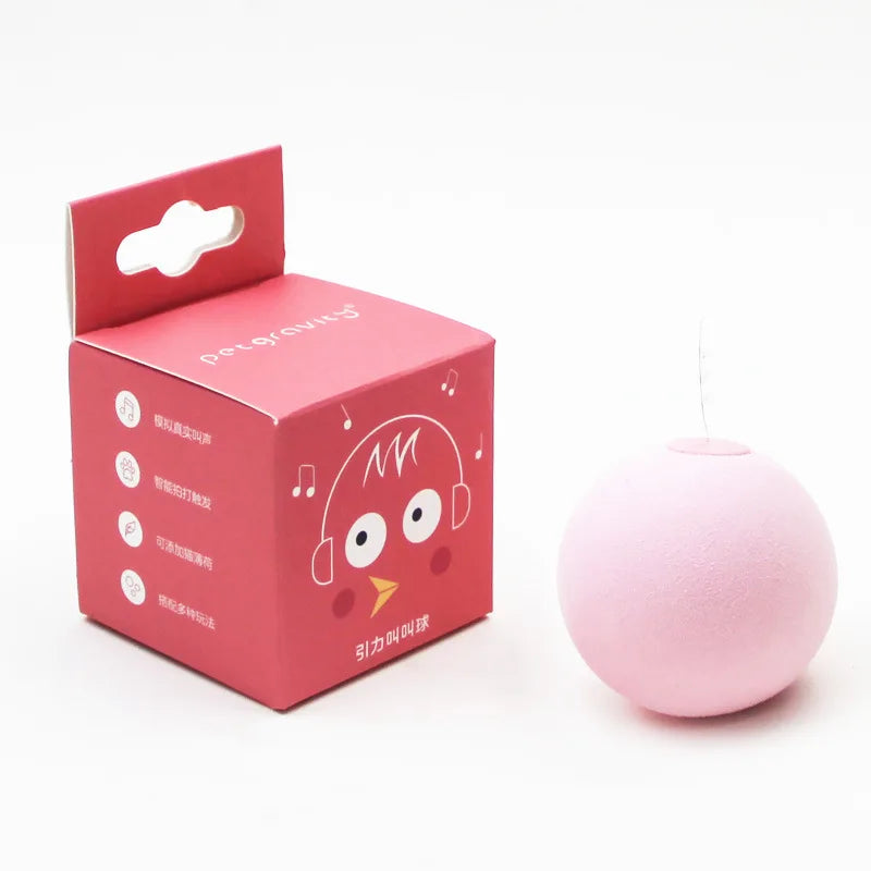 Smart Cat Toys Interactive Ball Plush Electric Catnip Training Toy Kitten Touch Sounding 2025