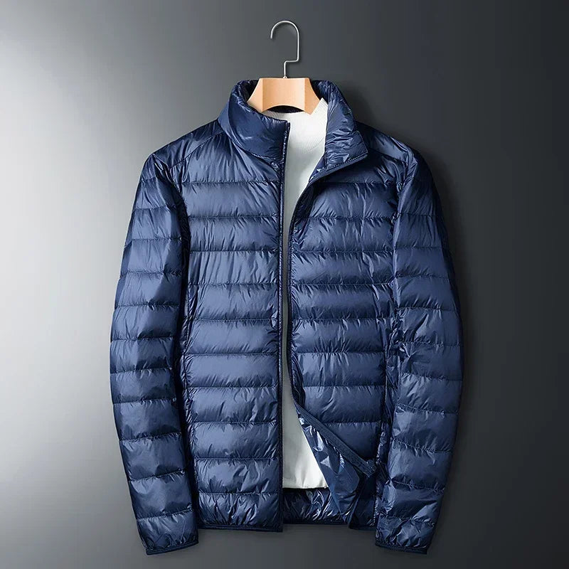 UETEEY Autumn Winter New Ultra Light White Duck Down Jacket Men Waterproof 2025