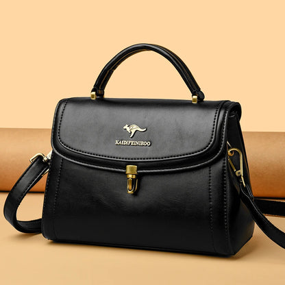 Premium Leather Crossbody Shoulder Bag – Elegant Designer Handbag for Women